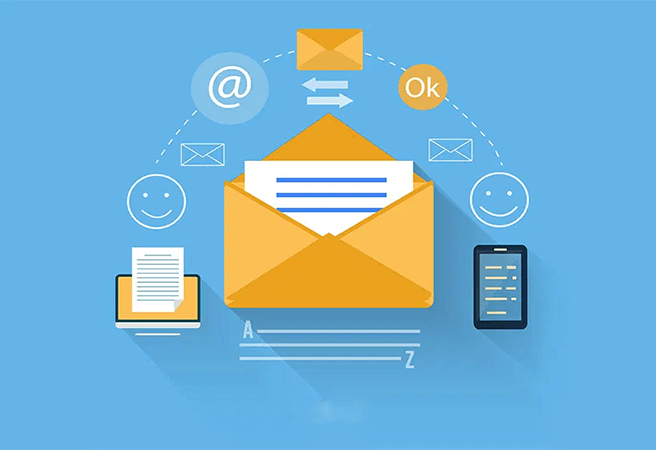 tương tác qua lại giữa email và công việc